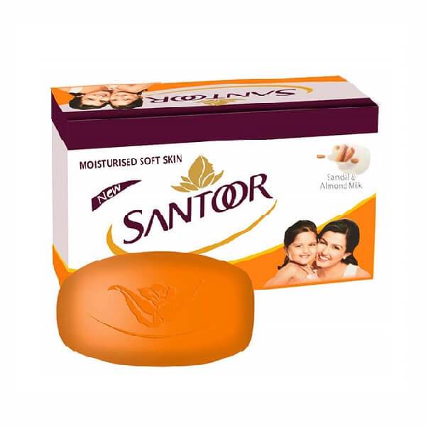 Santoor Sandal and Almond Milk Soap 